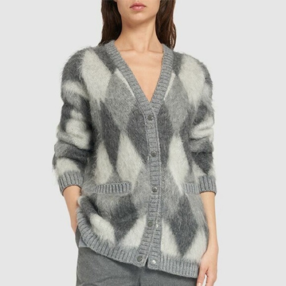 Moncler Mohair Blend Cardigan
